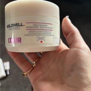 Goldwell Dualsenses Color 60sec Treatment Hair Mask - White/Pink